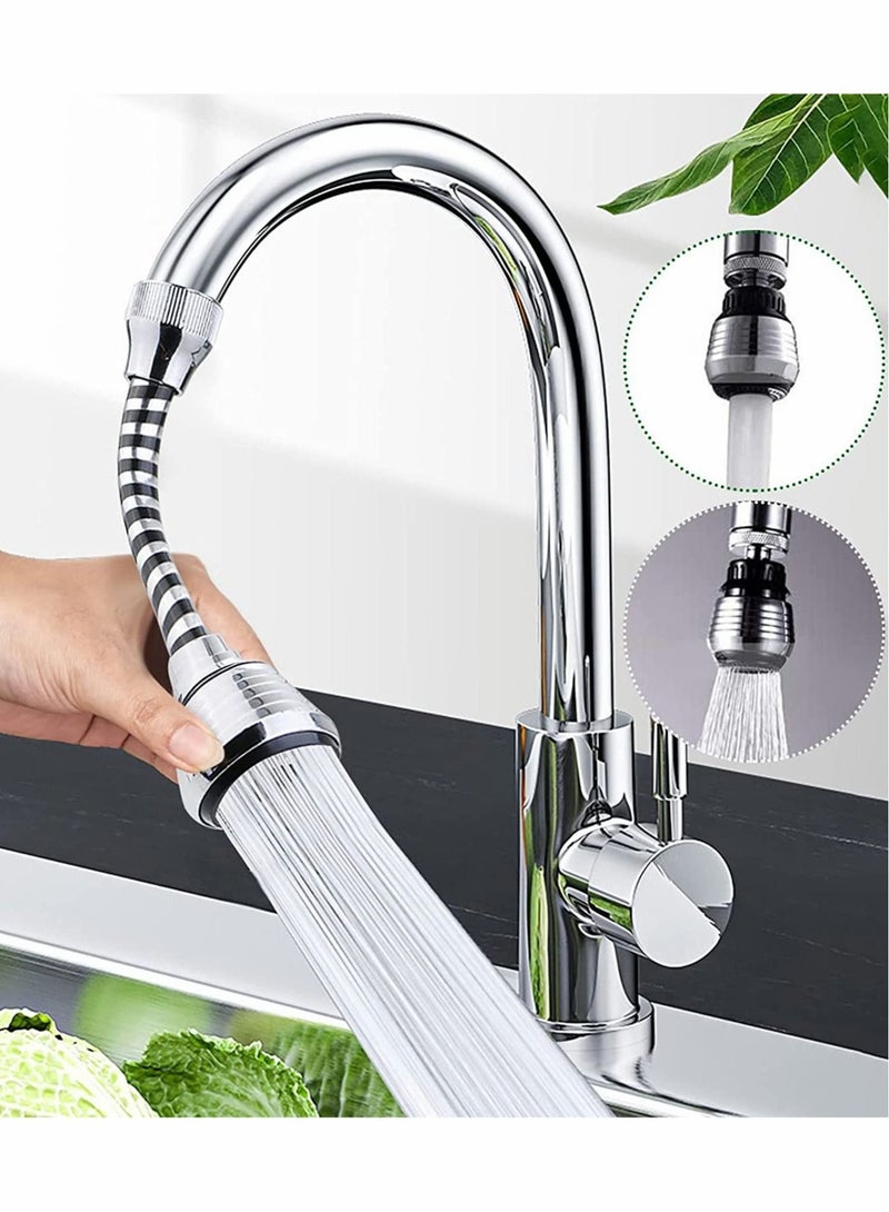 Excefore Sink Faucet Sprayer, Movable Kitchen Tap Head, 360 Degree Kitchen Tap Head Anti-Splash Faucet Sprayer Head, for Kitchen Anti-Splash Tap Faucet Nozzle Attachment  - Image 2