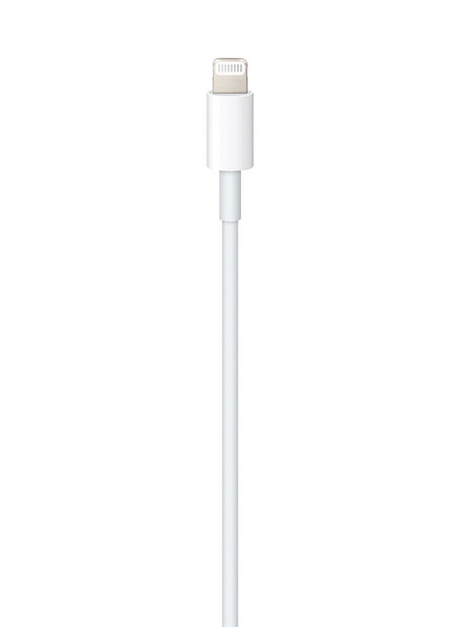كابل USB-C إلى Lightning - 1 متر أبيض أبيض - Image 2