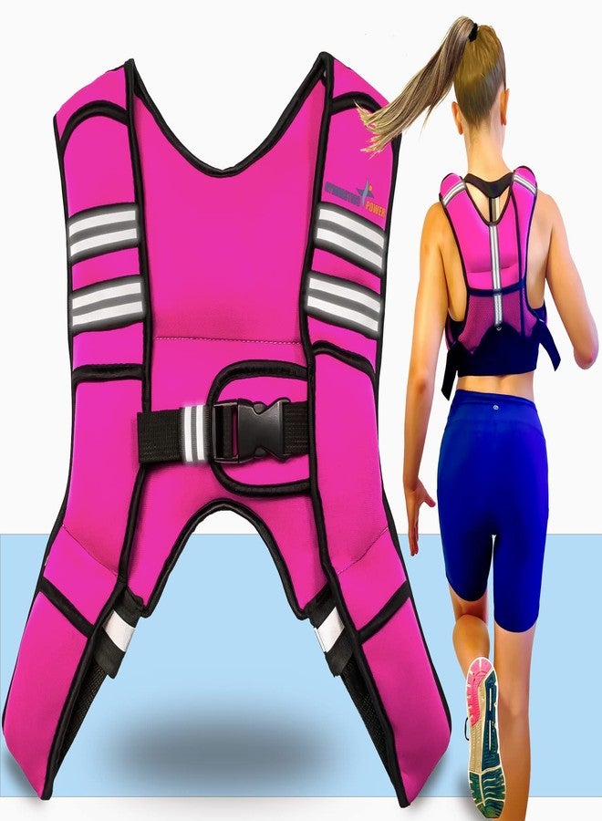 Gymnastics Power سترة أوزان للجمباز للرجال والنساء، قابلة للتعديل بأوزان 6/8/10/12/15/20 رطلاً، مناسبة لتمارين القوة، والجري، وتمارين الكارديو، والمشي لمسافات طويلة، واللياقة البدنية، والتدريب المتقاطع. - Image 1