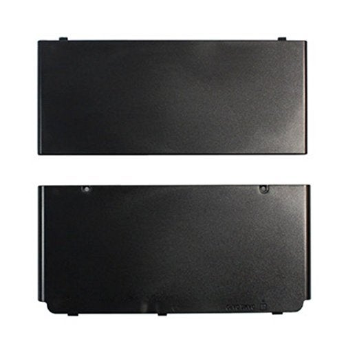 Ambertown for New 3DS 2015 Version Front Back Faceplate Plates Upper & Back Battery Housing Shell Case Cover (Black) - Image 2
