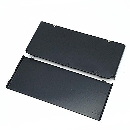 Ambertown for New 3DS 2015 Version Front Back Faceplate Plates Upper & Back Battery Housing Shell Case Cover (Black) - Image 1