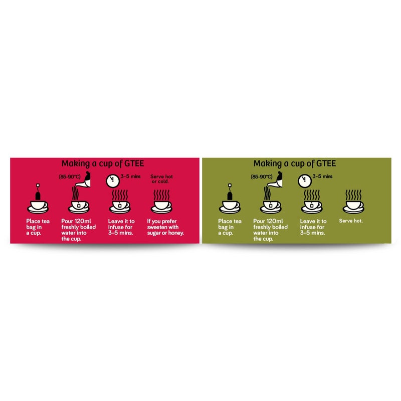 GTEE Hibiscus Tea Bags & Tulsi Tea Bags, 25 Tea bags (Pack of 2) - Image 5