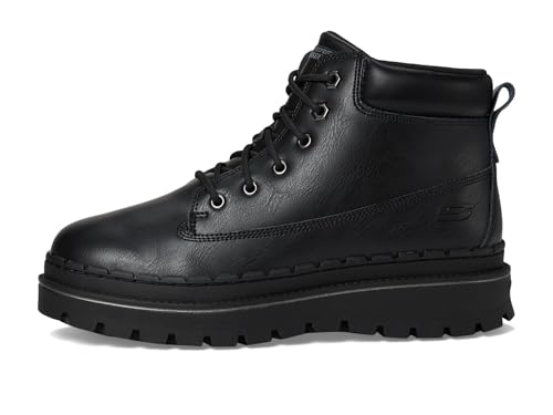 Skechers Lace Up Platorm Jammers SR Black - Image 4