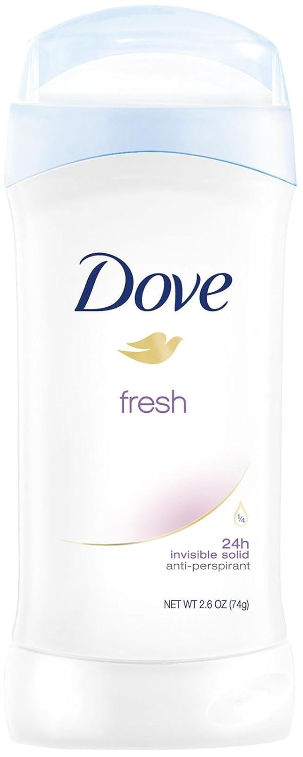 Dove Invisible Solid Deodorant, Fresh, 2.6 Oz