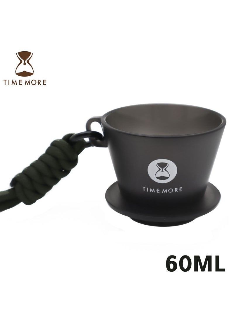 TIMEMORE B75 Tasting Cup Transparent Black -a lanyard included