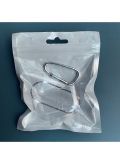 Tpu Material Suitable For Apple Airpods Protective Case Pro2 Earphone Case 3/4 Generation Transparent 5 Generation Diy Earphone Case-Color:Hard Shell + Buckle + Bag-Applicable Model:Airpods Pro (with Hanging Ears)