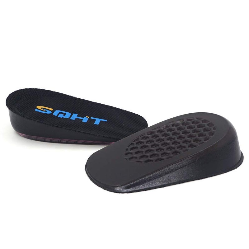 SQHT Height Increase Insoles - Heel Lift Inserts for Leg Length Discrepancies and Achilles Tendonitis, Heel Cups for Men and Women (Small (1" Height)) - Image 4