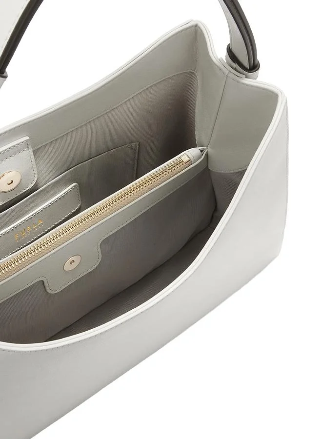 Furla White Nuvola White Hobo Bag - Large for Women | Best Price UAE