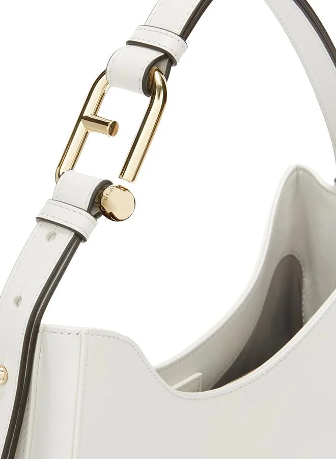 Furla White Nuvola White Hobo Bag - Large for Women | Best Price UAE