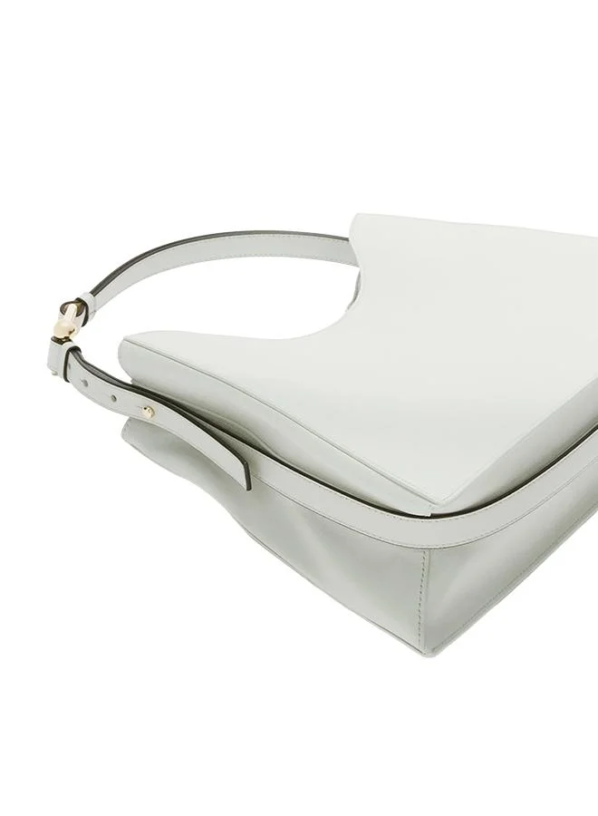Furla White Nuvola White Hobo Bag - Large for Women | Best Price UAE