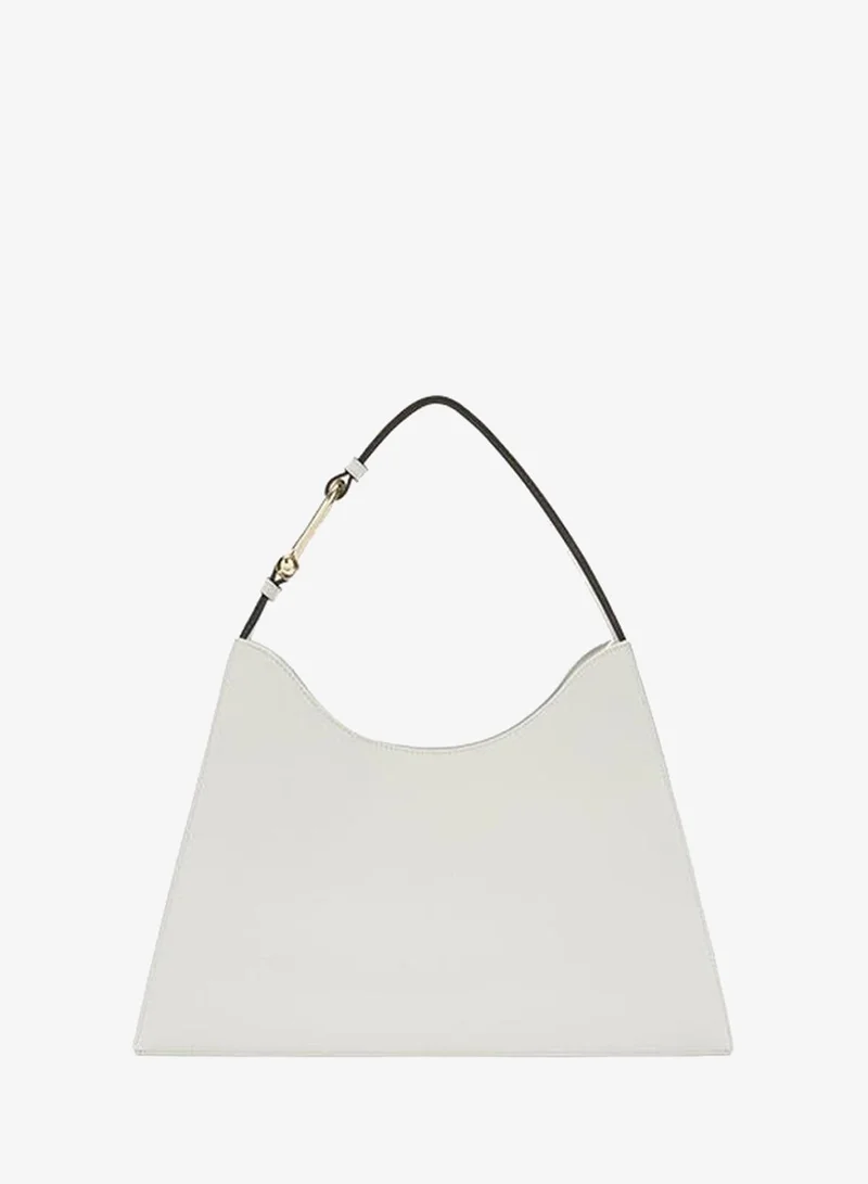 Nuvola White Hobo Bag - Large