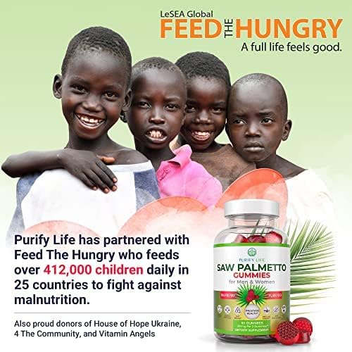 Purify Life مستخلص ساو بالميتو النباتي للنساء والرجال  مكملات بروستات قوية للرجال  مثبط DHT لنمو شعر النساء  توازن هرموني  جوميز  فقدان الشعر  مثبط DHT  خالي من الجلوتين - Image 2