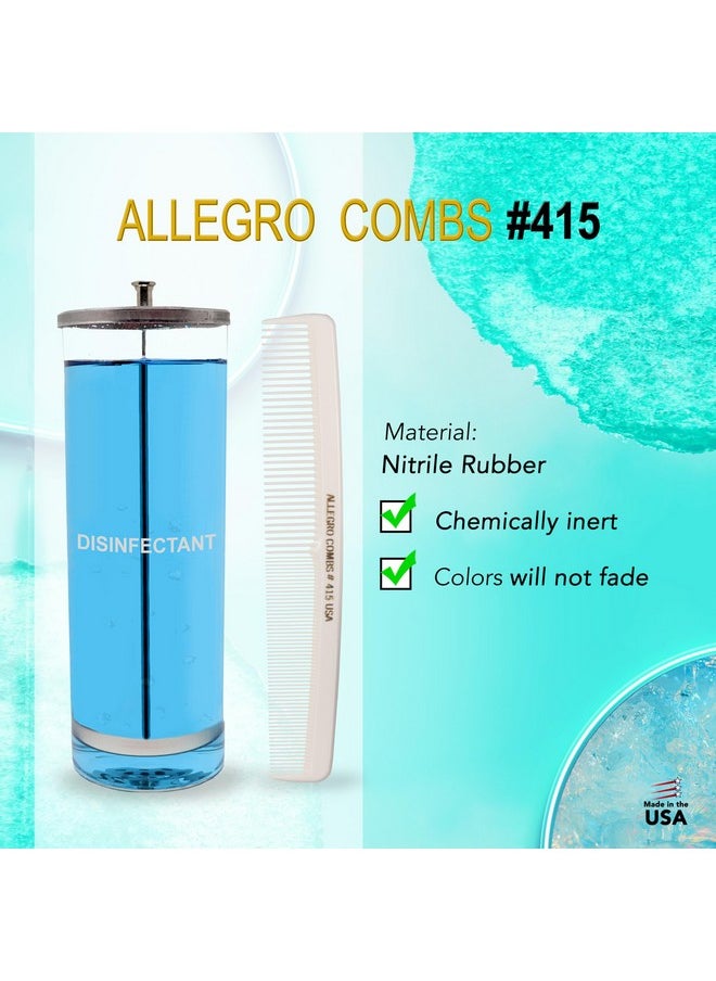Allegro Combs Allegro Combs #415 Combs for Women, 7 Inches Combs for Men, Parting Comb, Hair Comb, Comb for Men 6 Count (White)  - Image 4