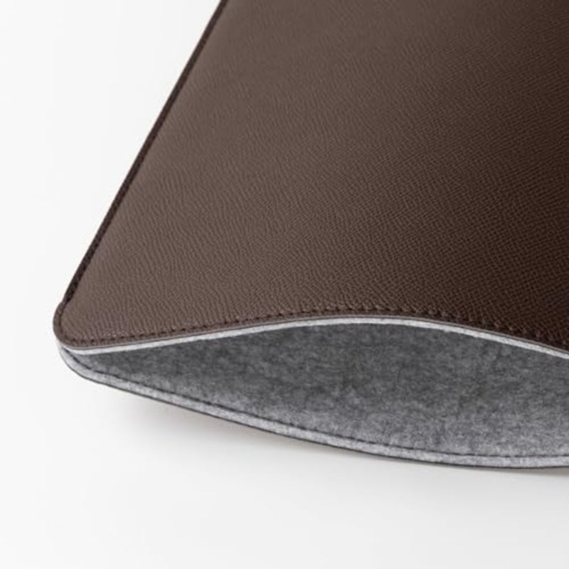 Laptop Sleeve 13 Inch for MacBook Air M5 2026 MacBook Pro M2/M1 2022, Faux Leather, Black, Slim Protective Design - Image 4