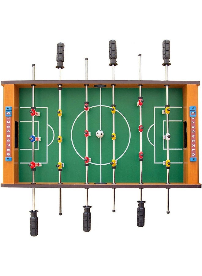 Magicwand® Portable 6 Rod Foosball Soccer Game Table Set for Kids【X-Large】【Pack of 1】【Brown】 - Image 3
