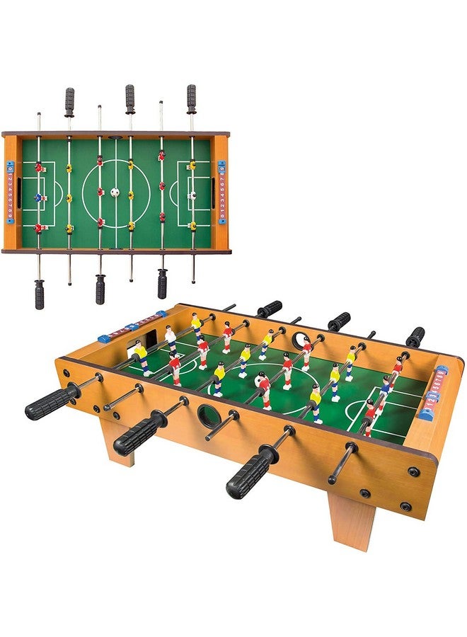 Magicwand® Portable 6 Rod Foosball Soccer Game Table Set for Kids【X-Large】【Pack of 1】【Brown】 - Image 1