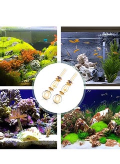 Beauenty 2Pcs Glass Mini inflow Pipe,Inflow Pipe Water Pump Aquarium FilterTubing  - Image 4