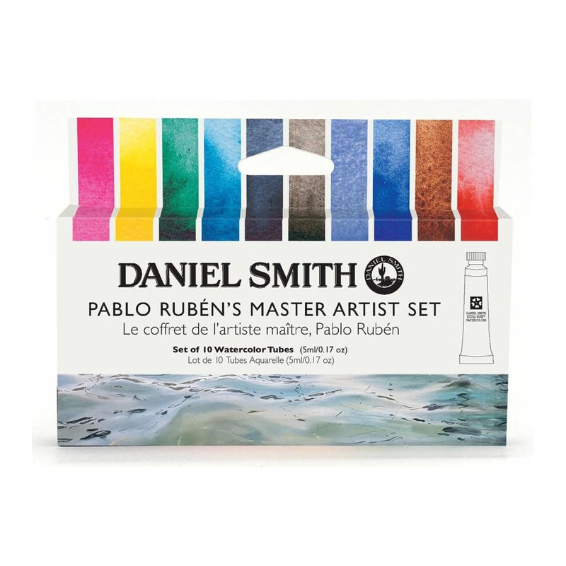 Daniel Smith 10X5ML Pablo Rubens Master Artist Set, 5 ml (Confezione da 10), Blues 50 Millilitre - Image 1