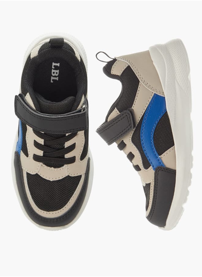 LBL by Shoexpress Boys Panelled Sneakers With Hook And Loop Closure  - Image 2