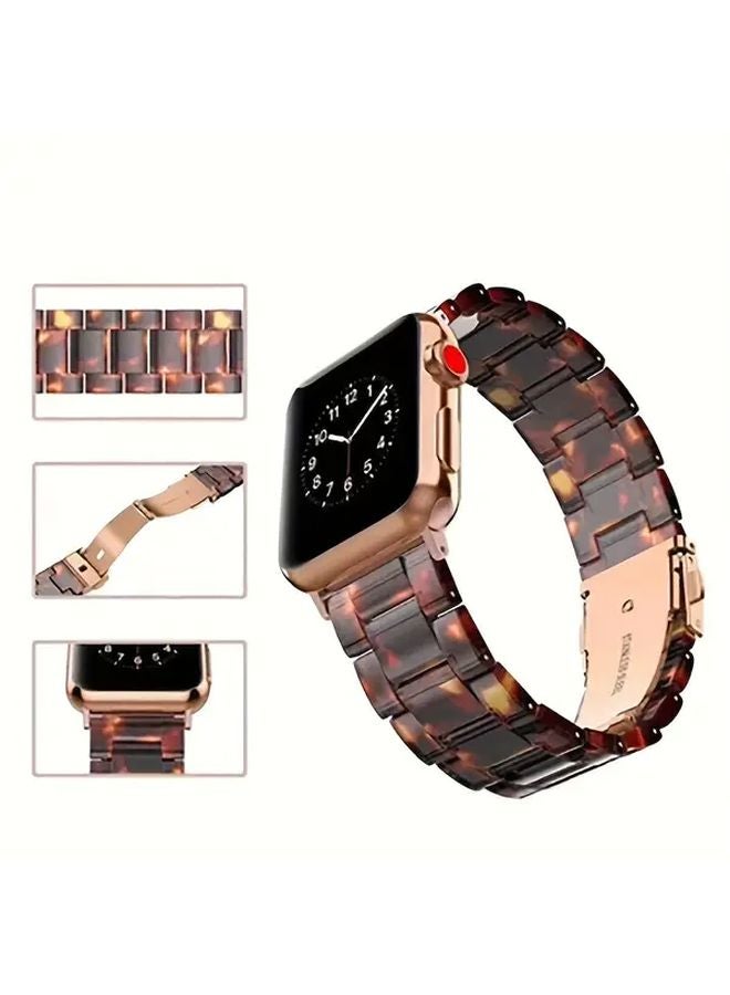 حزام راتنج النوجا لساعة أبل 10 9 8 7 SE 6 5 4 3 2 1 38 40 41 42 ملم - Image 4