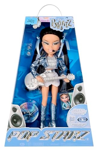 Bratz Pop Starz Jade Fashion Doll with Accessories and Charm - Image 1