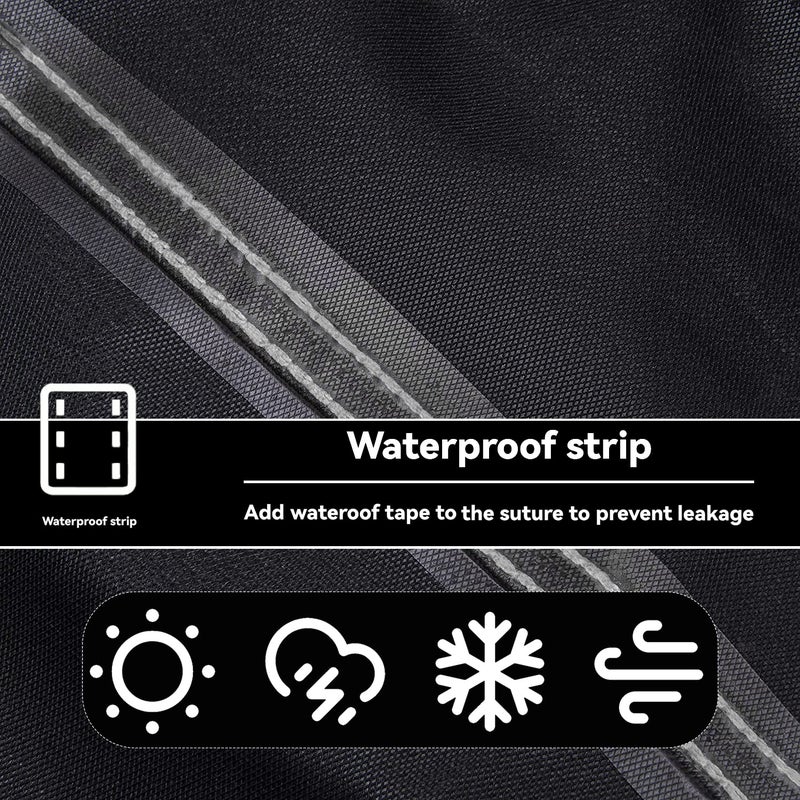 Wnanan Outdoor Prep Table Cover - Heavy Duty Waterproof Cover for Keter Unity Small Portable Table, Compatible with 36 inch Outdoor Utility Cart and Storage Cabinet - Image 4