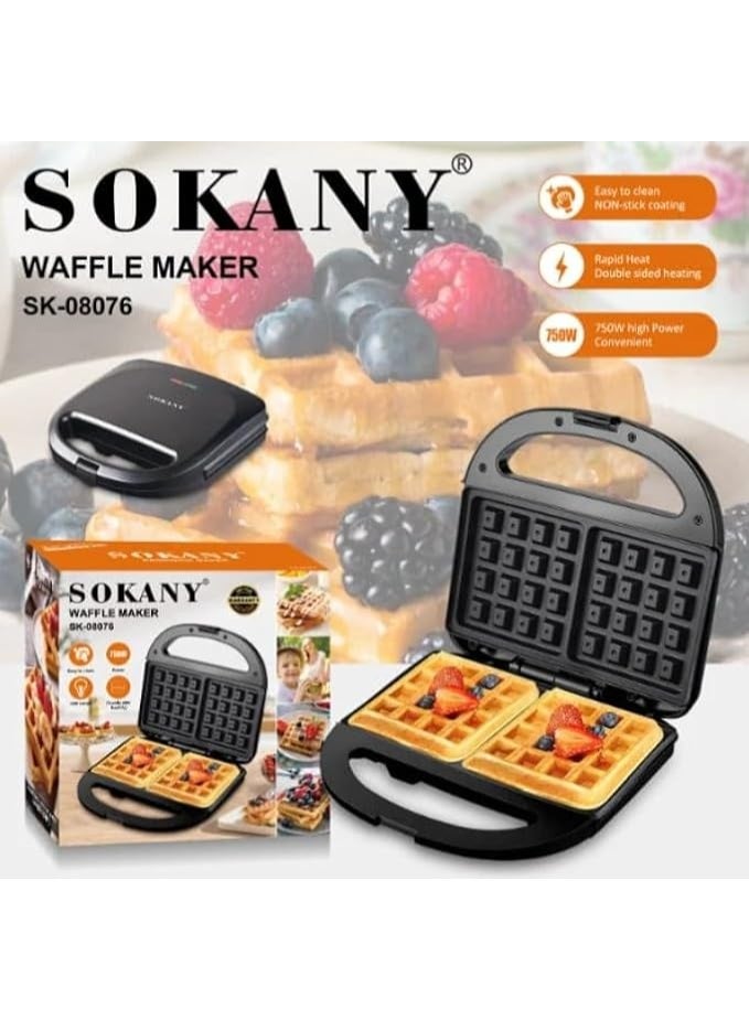 Sokany Waffle Maker 750W SK-08076 - Image 2