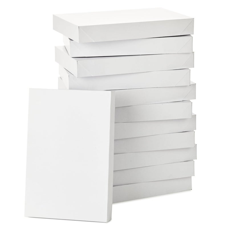 Hallmark 17" XL Gift Boxes with Lids (12 White Robe Boxes, White) for Birthdays, Graduations, Christmas, Weddings, Bridal Showers - Image 1