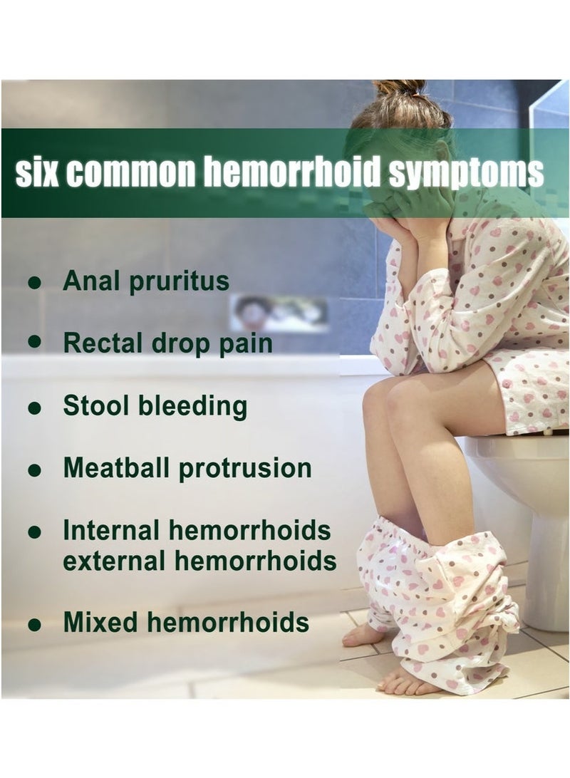 SOUTH MOON Hemorrhoid Treatment All Natural Fast Relief Herbal Hemorrhoid Cream Healing Formula for Burning Itching Pain Bleeding and Swelling - 1Pcs  - Image 3