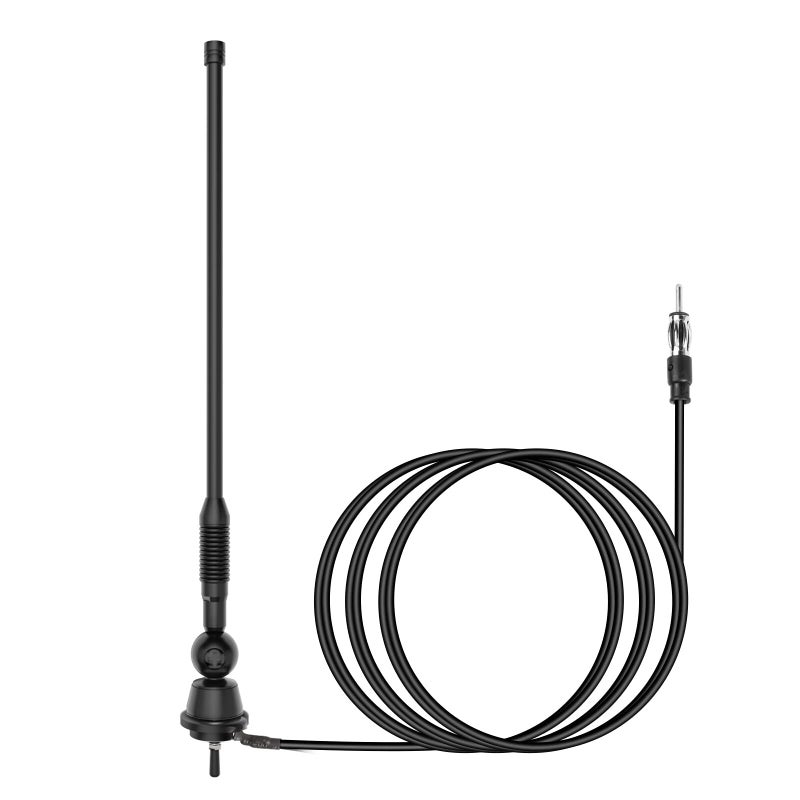 JSZAAHZ Waterproof Marine Antenna AM FM Golf Cart ATV UTV RV Car Stereo, Boat Mast Flexible radio antenna for Truck Excavator Tractor RVR Yacht Pontoon - Image 1