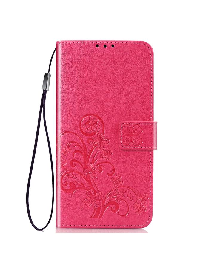 Zaboon Case For Galaxy S20+ Lucky Clover Pressed Flowers Pattern Leather Case with Holder & Card Slots & Wallet & Hand Strap - Image 2