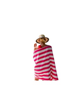 SIGNOOLA Signoola 4 Kids Bath towels 50 x 100 cm Rose Stripes, 100% cotton.  - Image 3