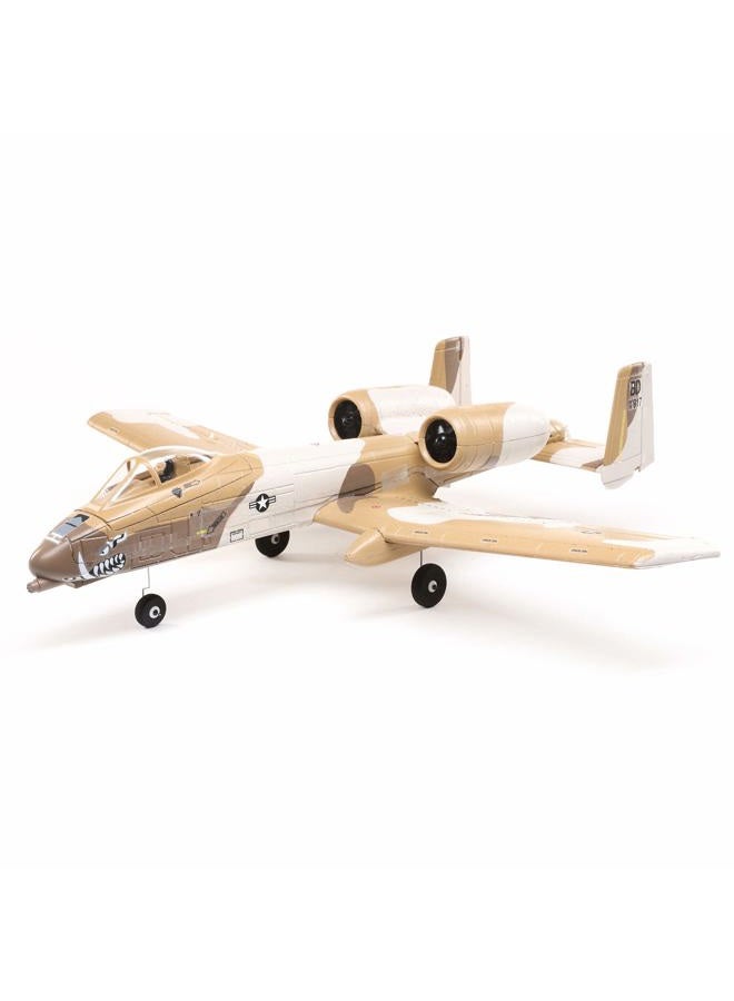 E-flite RC Airplane UMX A-10 Thunderbolt II 30mm EDF BNF Basic Transmitter Battery and Charger not Included with AS3X and Safe Select 562mm EFLU6550 - Image 1