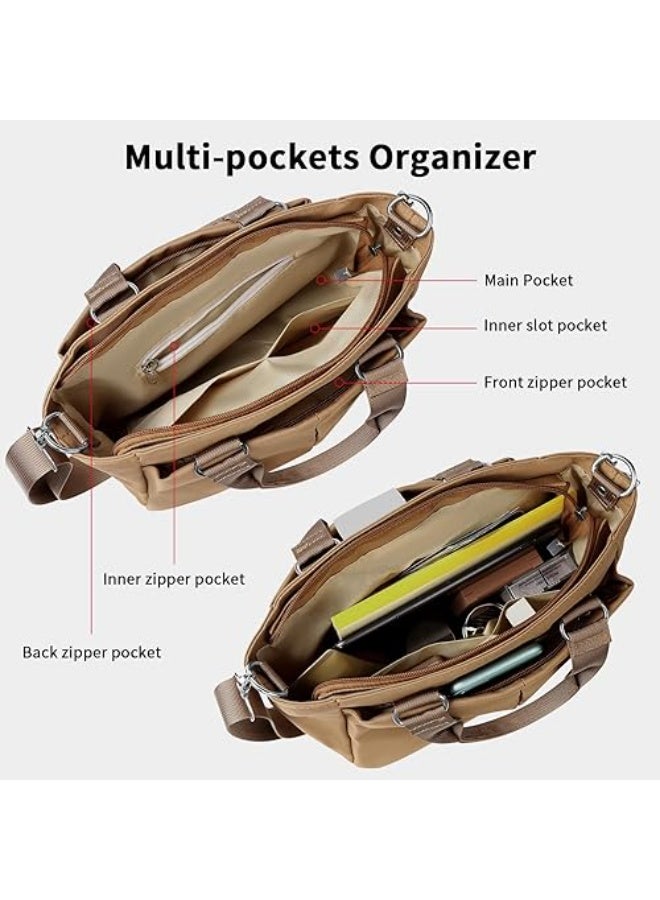 TOTE Bag waterproof , Women's Fashion Casual Versatile Multi-Pocket Rectangular Purse Suitable For Daily Use, Shopping, Commute, Shoulder Bag With Zipper Closure, Lightweight & Foldable Cloth Bag - Image 3