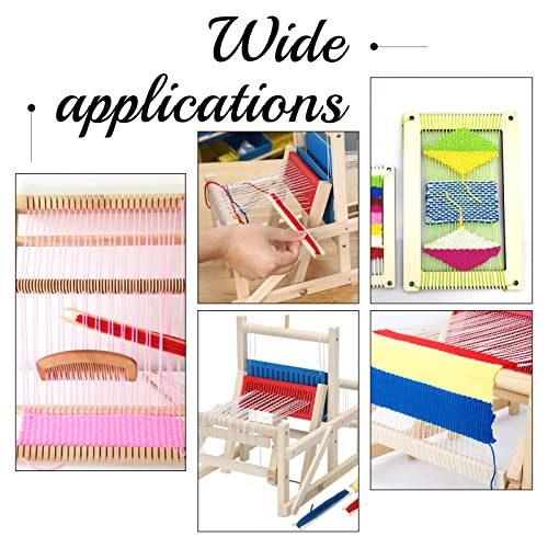 NBEADS Weaving Tool Kit, Including 1 Pc Wood Knitting Looms Shuttle and 1 Pc Wood Weaving Comb Loom Machine Accessories for DIY Craft, Mixed Color - Image 5