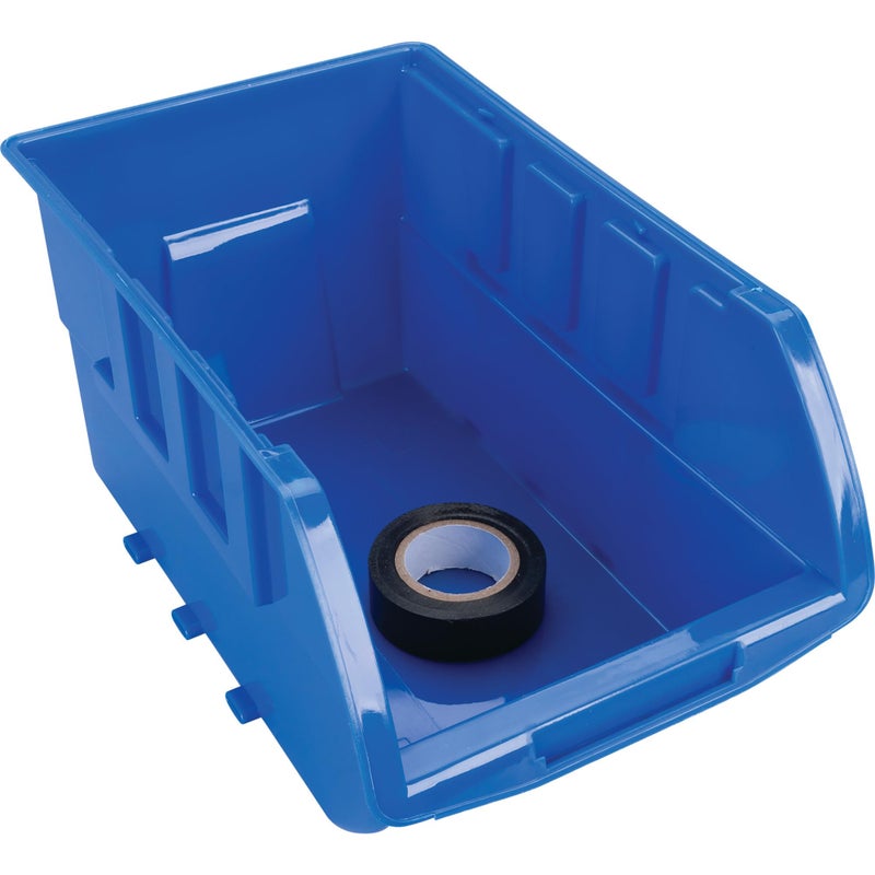 Performance Tool W5196 Large Stackable Storage Trays - Adjustable for Vertical or Horizontal Position, Blue, Pack of 4 - Image 3