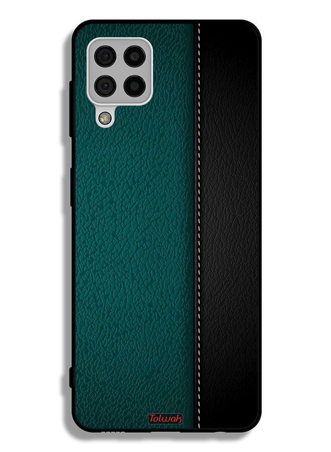 Tolwak Samsung Galaxy A22 4G Protective Case Cover Leather Pattern - Image 1
