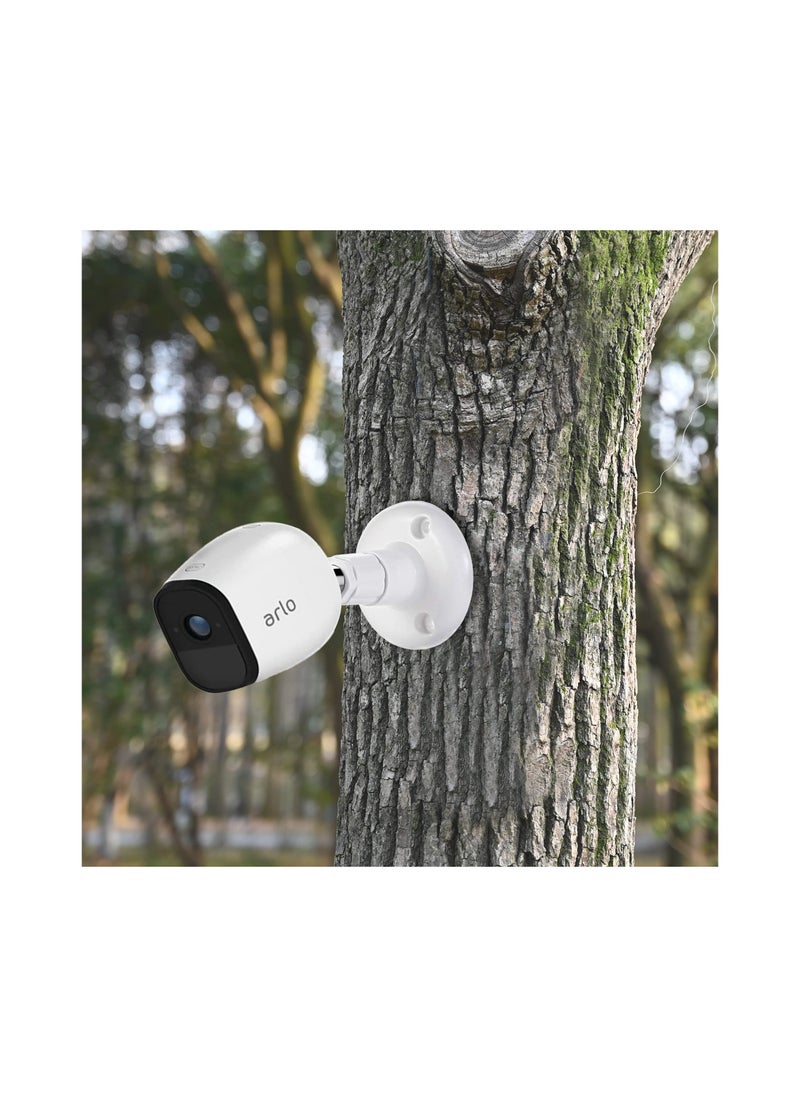 SYOSI 360 Degree Adjustable Indoor/Outdoor Security Bracket, Wall Mount Compatible with Arlo Pro/ Pro 2/ Pro 3/ Pro 4 and for Ring Stick Up/ Indoor Cam Battery, for Wyze Cam Pan/ Outdoor (4 Pack, White)  - Image 5