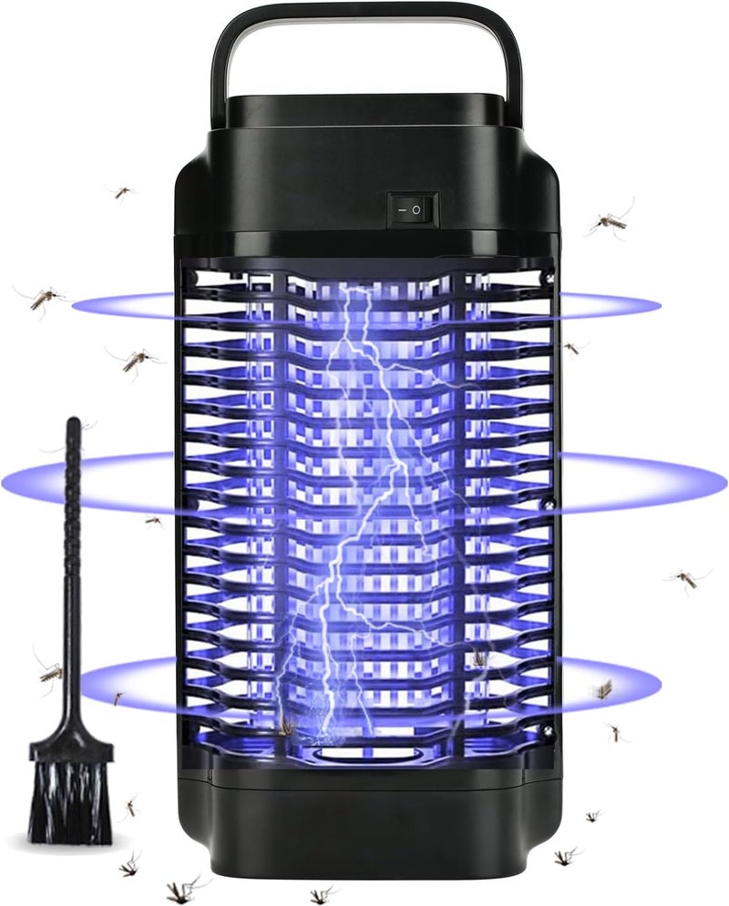 AMUFER Electric Mosquito Killer Lamp, 18W Electric Mosquito Zapper, Fly Trap, Fly Zapper Silent Physical Bug Zapper Waterproof Mosquito Trap for Indoor Outdoor Home Bedroom Garden Patio Yard - Image 1