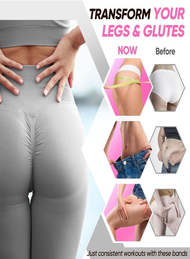 NTIUYOT Ankle Resistance Bands with Cuffs, Workout Sets for Women, Resistance Bands for Working Out, Exercise Band for Leg Booty, Home Gym Workout Equipment, Ankle Weights Fitness Band Set - Image 5