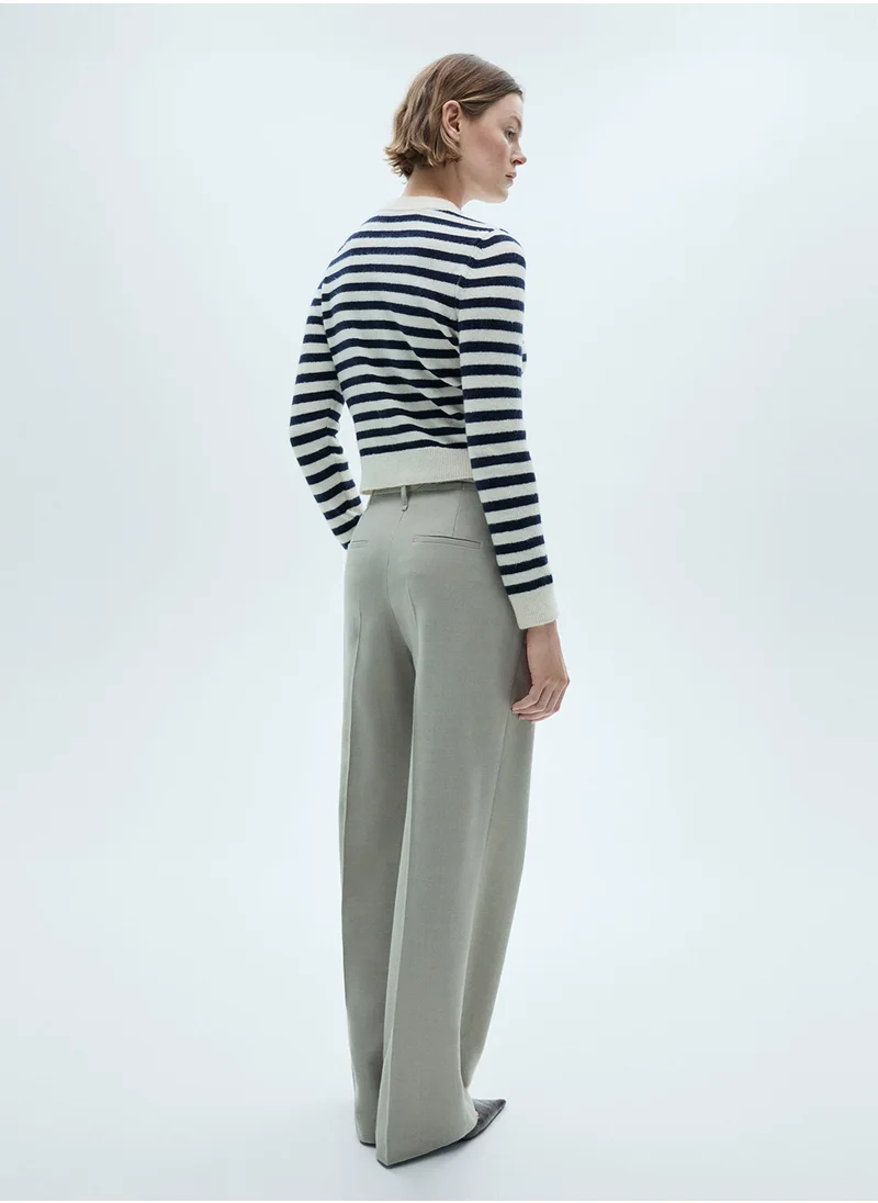 MANGO Knitted Jewel Button Cardigan
