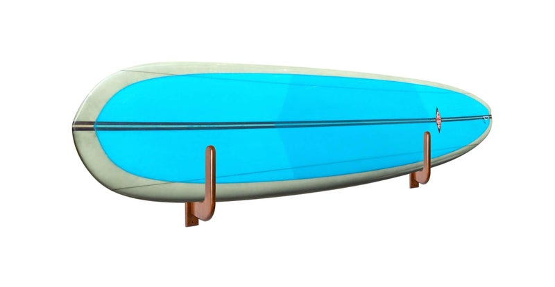 TESLYAR Surfboard Wall Mount – Wooden Surfboard Rack for Wall Storage – Solid Wood Hooks for Surfboard, Snowboard, Paddle Board & Wakeboard – Classic Style - Image 4