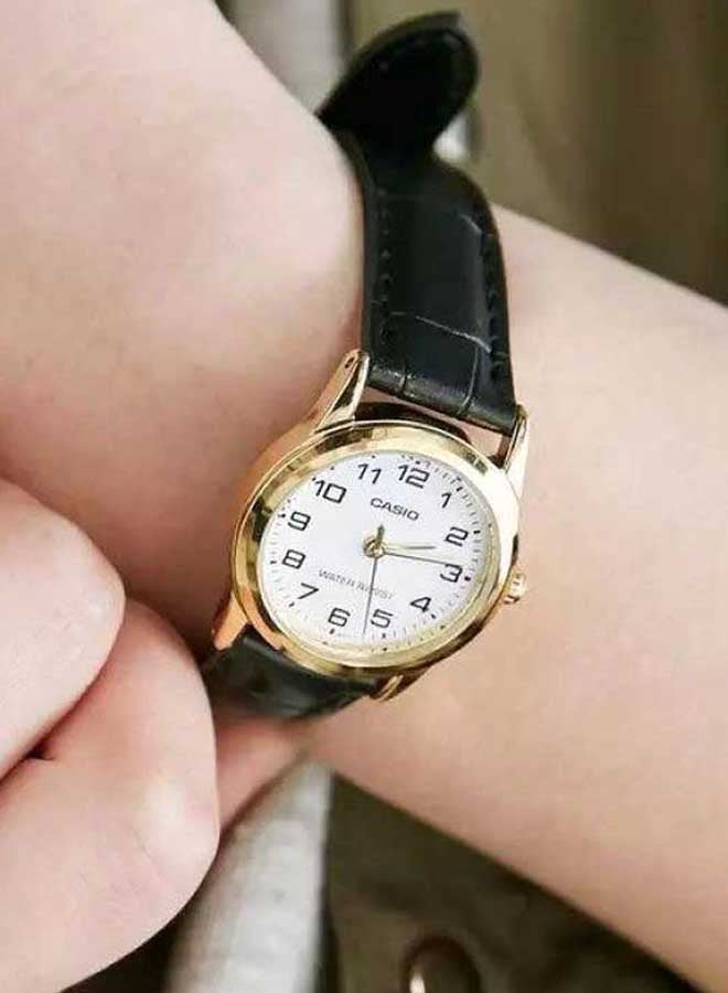 CASIO Women Dress Analog Watch LTP-V001GL-7B - 25 mm - Black - Image 4