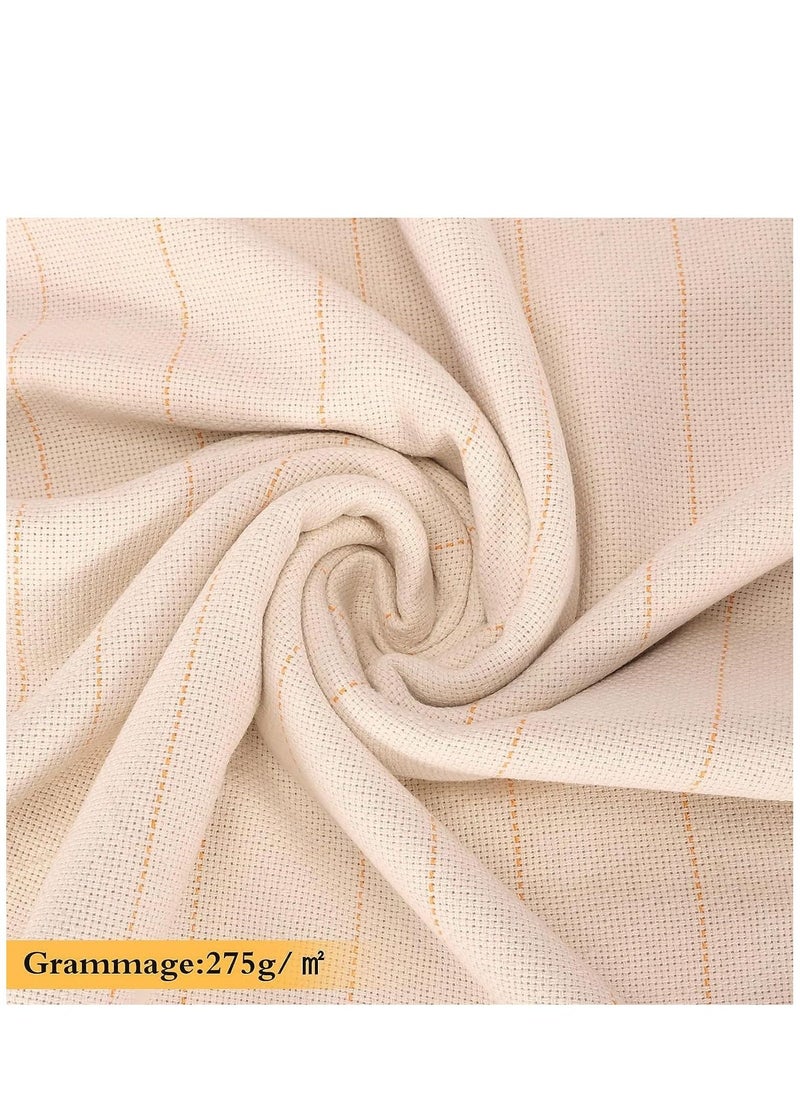 59" x 59" Tufting Cloth with Marked Lines, Punch Needle Fabric for Punch Needle, Cut/Loop Pile Tufting  - Image 5