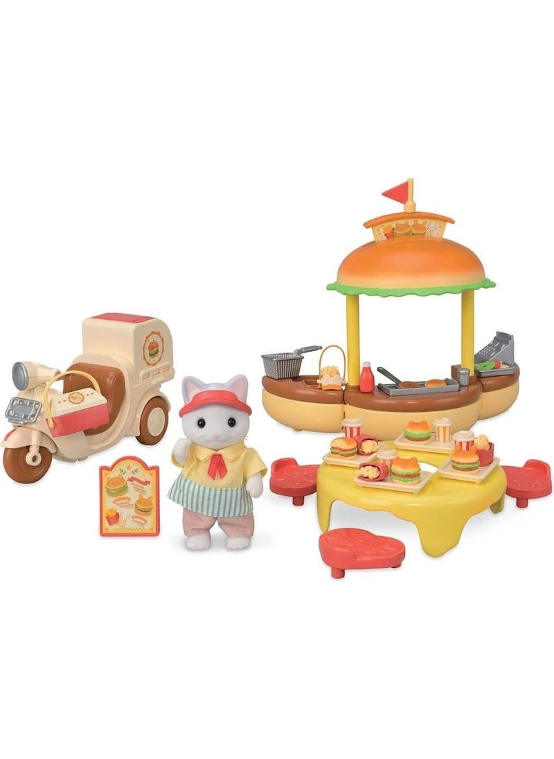 Muhtelif - Nessiworld 5757 Sylvanian Families Hamburger Stand +4 Years - Image 1