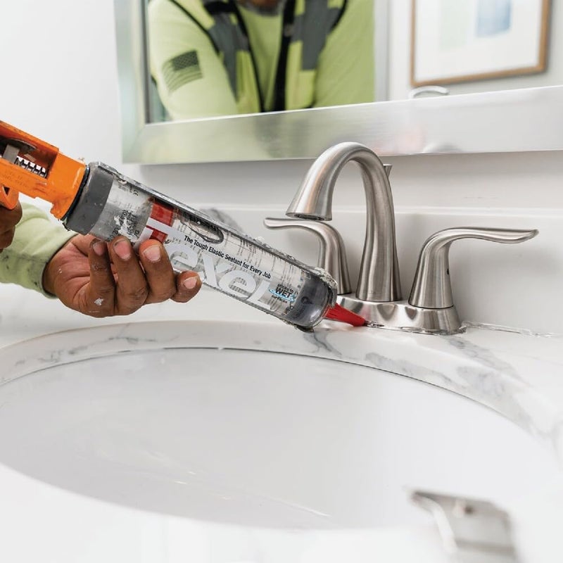 Sashco 13010 10.5oz Clear Lexel Adhesive Caulk - Image 3