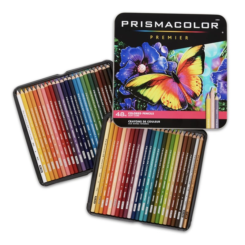 Prismacolor Premier Colored Pencils, Soft Core, 48 Pack - Image 1