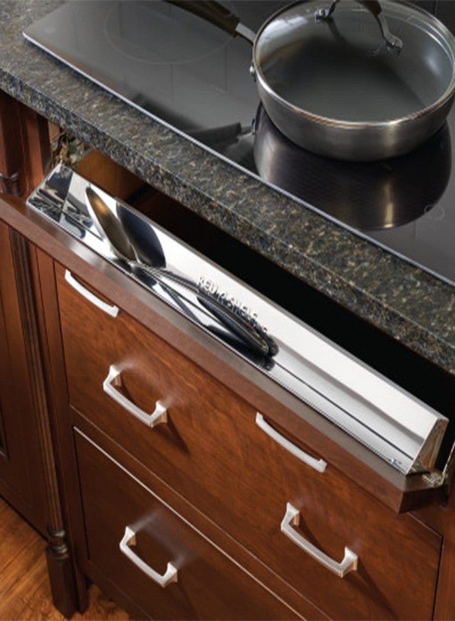 Rev-A-Shelf Tip-Out 28" Kitchen Drawer Accessory Tray Organizer w/Soft-Close Hinges for Kitchens, Laundry Rooms, or Vanity Cabinets, 6581-28SC-52 - Image 4