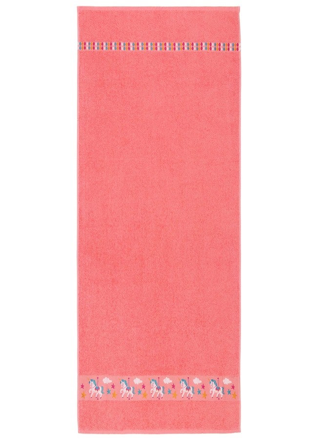Softerry Unicorn Bath Towel for Kids 28 x 51 inch - Terry 100% Cotton - Super Absorbent and Fast Drying Towels (Unicorn, 1 Towel 28" x 51") - Image 1