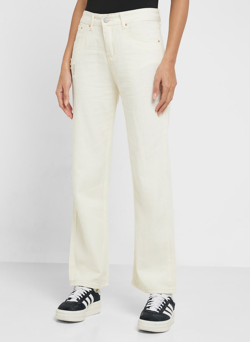 Ginger Mid Rise Straight Fit Jeans  - Image 2